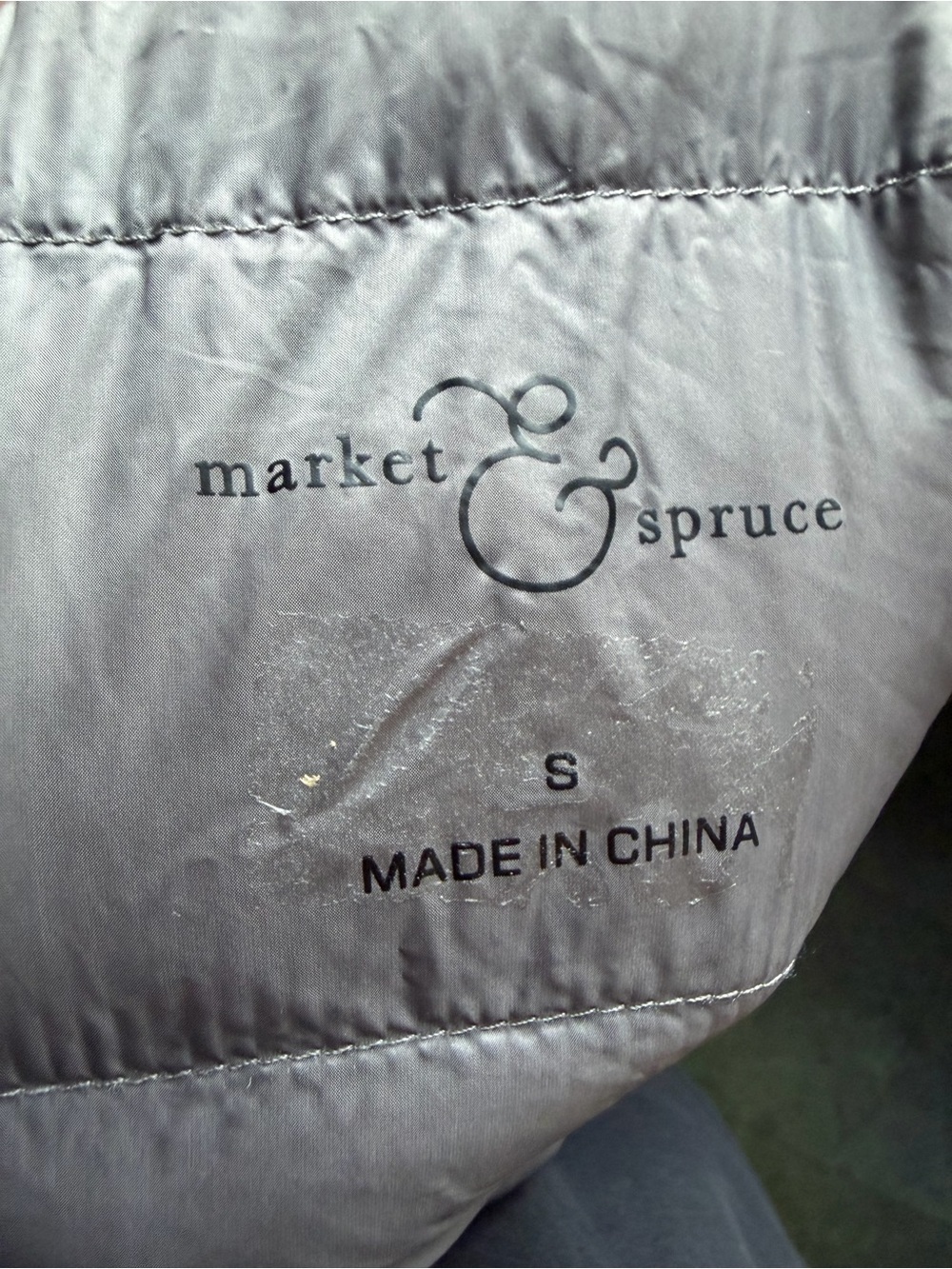 Market & Spruce Lightweight Quilted Feather Down Puffer Jacket - Picture 3 of 5